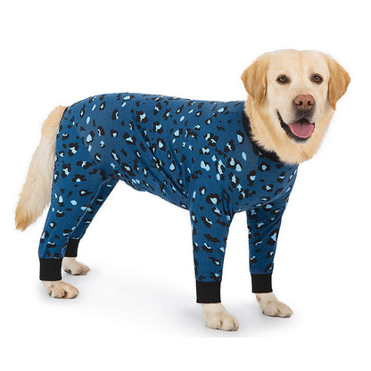 Medium and large dog pet clothing thin design belly protection weaning and sterilization suit