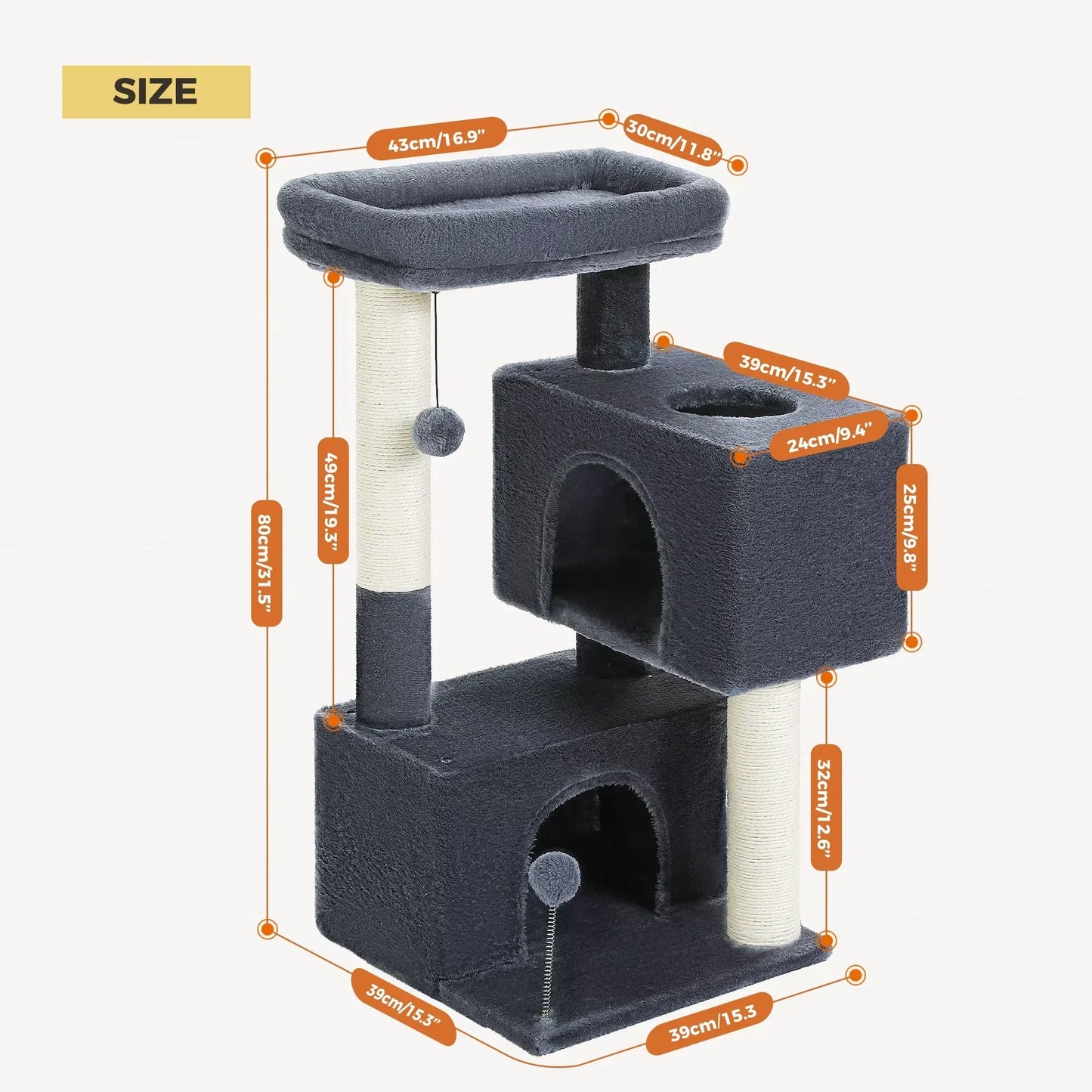 Large Cat Tree Tower
