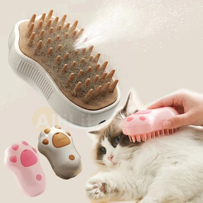 Electric Pet Steam Brush