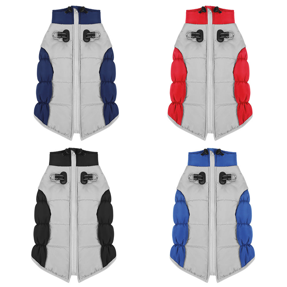Winter Pet Cotton Coat Thick Warm Dog Clothing Comfortable Reflective Pet Clothing Wholesale Manufacturer