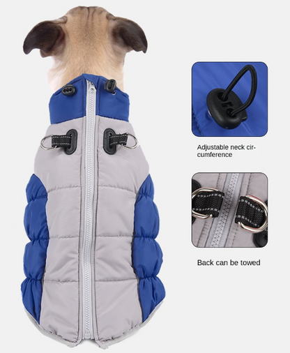 Winter Pet Cotton Coat Thick Warm Dog Clothing Comfortable Reflective Pet Clothing Wholesale Manufacturer