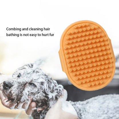 Pet Bath Gloves Dog Massage Brush Pet Bath Brush Cat Hair Removal Brush Bath Pet Supplies