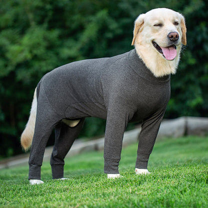 Medium and large dog pet clothing thin design belly protection weaning and sterilization suit